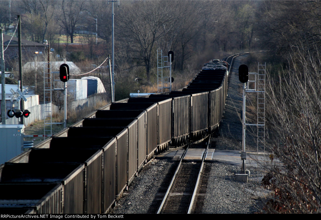 Rolling into the siding